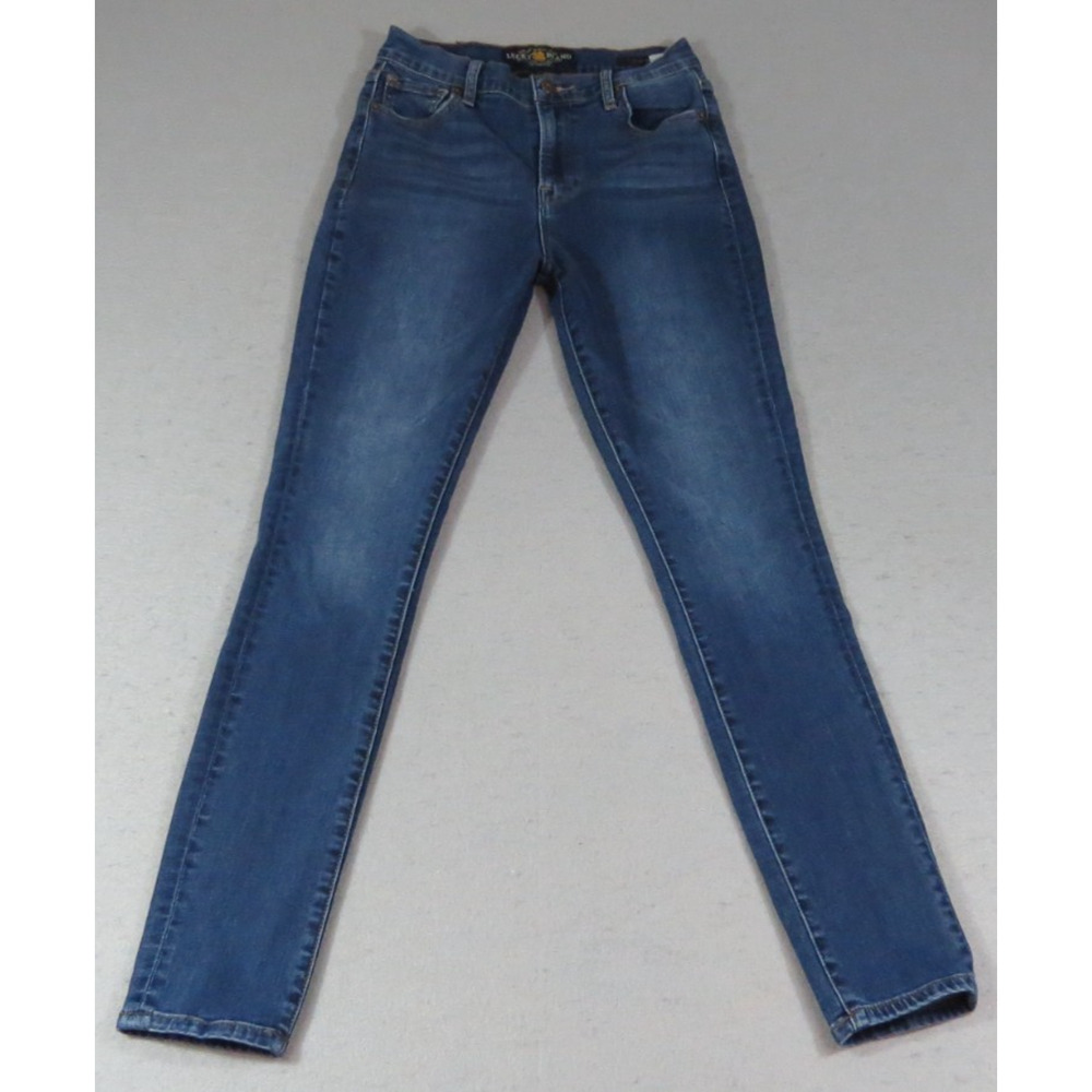 Lucky Brand Olivia Skinny Slim‎ Jeans Womens 4 27 Blue Stretch Denim Mid Rise